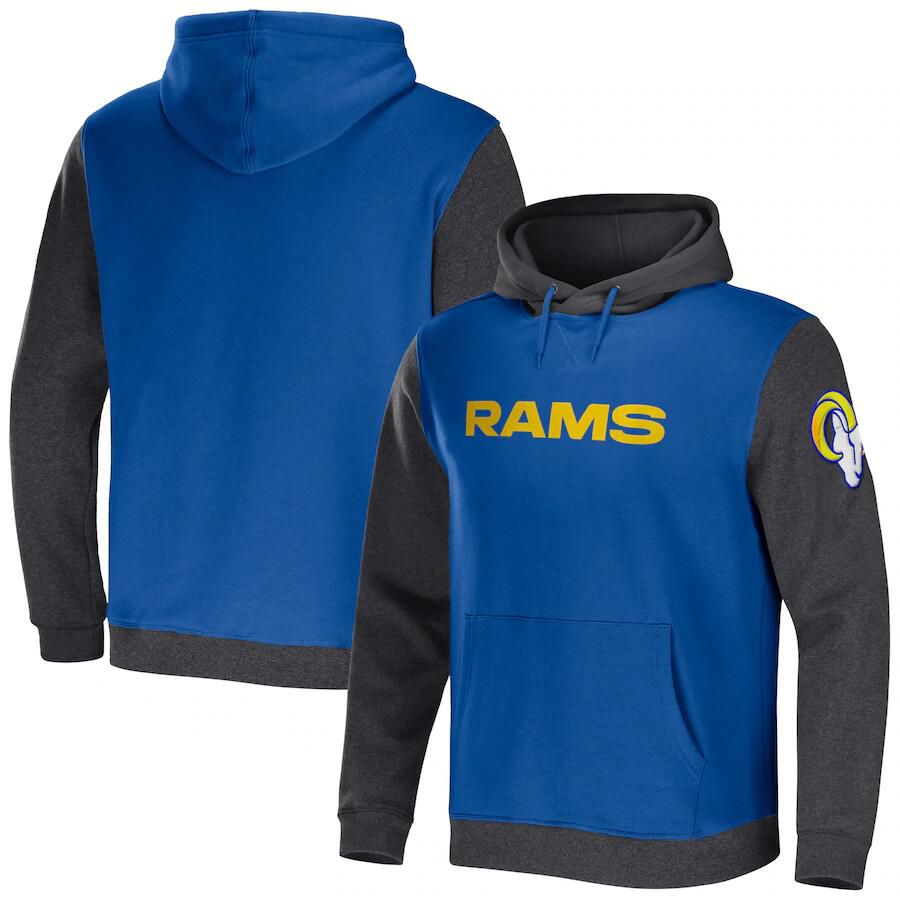 Men 2023 NFL Los Angeles Rams blue Sweatshirt style 3->buffalo bills->NFL Jersey